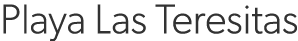 Playa Las Teresitas