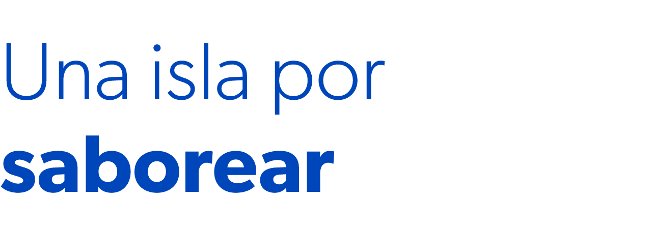 Una isla por saborear