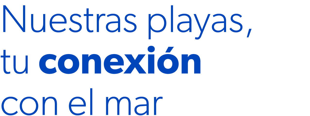 Nuestras playas, tu conexi n con el mar