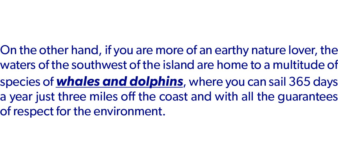 On the other hand, if you are more of an earthy nature lover, the waters of the southwest of the island are home to a...
